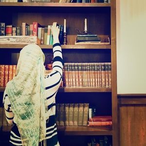 Suzy Shier Oversized Striped Sweater